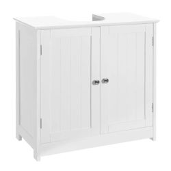Mueble Bajo lavabo de pie de MDF blanco de 60x30x60 cm Lola Home