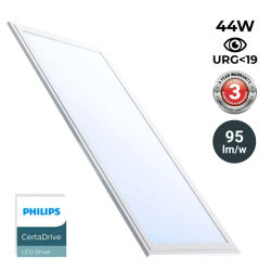 Barcelona LED Panel LED slim 120X30 cm - Driver Philips - 44W - UGR19