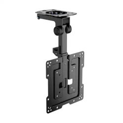 Aisens soporte de techo giratorio - plegable para monitor/tv 20kg de 19-43 - color negro