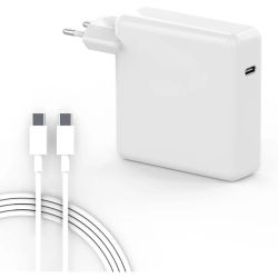 FGNS.96W Cargador USB C con con Cable USB Carga Rápida 2M 5A para tipo C Adecuado PC Portatil. Adaptador de Corriente Compatible con MAC, tabletas, portátiles y otros dispositivosr con interfaz USB-C