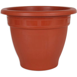 Dem - MACETA 30CM SERIE SQUARES - Plástico Resistente - Orificios de Drenaje - Plantas Interior/Exterior - Diseño Estético