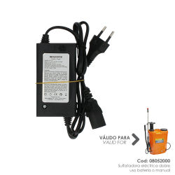 SANCO STORE - WOLFPACK LINEA PROFESIONAL Cargador Sulfatadora 08052000 Sulfatadora Electrica A Bateria 12 V / 8 Amperios