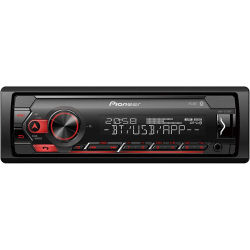 Pioneer MVH-S320BT Autoradio con micrófono para Bluetooth, Android, con entrada USB, AUX, Fácil Instalación
