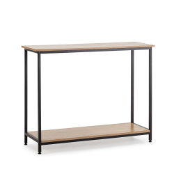 Mueble recibidor Chloe de estilo industrial, 106x35x81cm Vs Venta-Stock