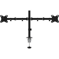 Unykach Soporte TV/MONITOR Dual de Escritorio Curvas de 10-32 Pulgadas (hasta 10 kg brazo), Ajustable y Giratorio, VESA máx 100 x 100 mm