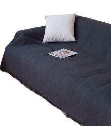 NEW & Almeritex 2000 Colcha Multiusos Sofa, Manta Foulard, Plaid para Cama, Cubresofa Cubrecama Gris