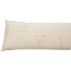 DECASATEXTIL®-Funda de Almohada Aloe-Vera con Cremallera Lateral- Diferentes Medidas- Adaptable, Hiper-Transpirable, Anti ácaros, Valida para Todo Tipo de Almohadas.