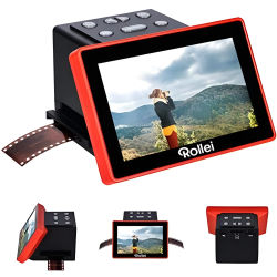 Rollei Escáner de Diapositivas DF-S 1300 SE | 13MP | Monitor TFT LCD 5"