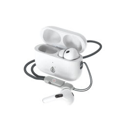 Auriculares Bluetooth Inalambricos estilo Airpods NC3279 BL Auriculares Bluetooth TWS con correa (30mAh*2) con estuche cargable(200mAh), Blanco J&C Mobile