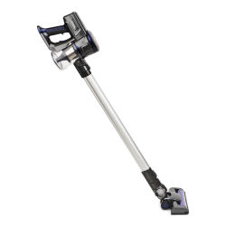 H.Koenig UP700 Aspiradora Escoba Sin Cable 2 en 1, Aspiradora de Mano, 120 W, 22.2 V, Filtro HEPA, Sin Bolsa, 2 Velocidades, Silenciosa, 35 Minutos de Autonomía, Limpieza profesional, Ligera, Azul