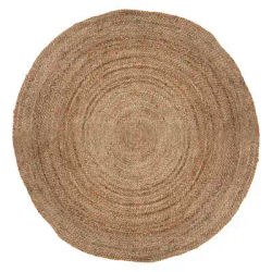 Factory Cuadros Alfombra de Yute Salónica 120cm - Resistente y Duradera