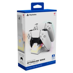 Afterglow Wave Cargador Dual Blanco Cargador para Playstation 5