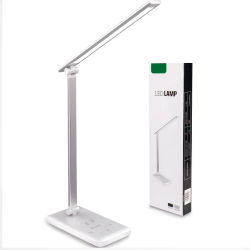 Flexo de Escritorio VENTRONIK LED con Cargador Inalámbrico