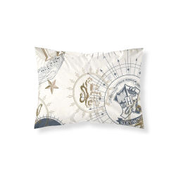 BL Belum Funda Almohada 100% Algodón Estampado Harry Potter Gold Beige
