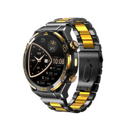 Blackview Smartwatch con pantalla AMOLED de 1.43", GPS integrado, 900mA, Smartwatch para hombre para negocios