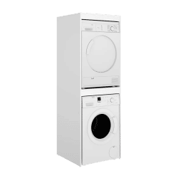 MUEBLE ALTO PARA LAVADORA/SECADORA 190x63,3x62cm - BLANCO