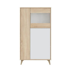 MOBELCENTER - Mueble Vitrina 3 Puertas Kikua Plus