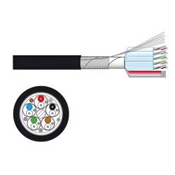 Fonestar Cable HDMI CH-124 100m Profesional Blindado para Conexiones de Monitores y Proyectores