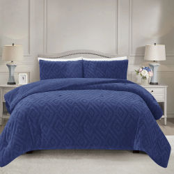 Vivid Torral - Edredón Borrego Andrew Azul Excelent Deluxe Tacto Manta + Fundas De Cojines*