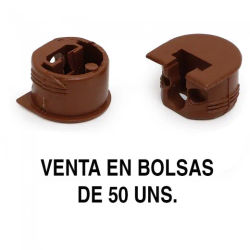 Soporte Cazoleta Luna Marron - Herrajes para Muebles