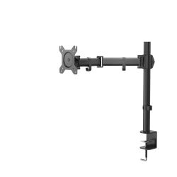 NOX Soporte Monitor 13"/27, gestion cableado, Brazos articulados, Compatible VESA 75/100, Ajuste 3D, Negro