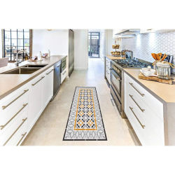 Oedim Alfombra Vinílica Baldosa Hidráulica 60 x 120 cm Alfombra Cocina Vinilo Alfombra Salón Antideslizante Suelo vinílico