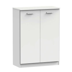 Miroytengo Mueble Zapatero Armario Auxiliar Multiusos Habitacion Pasillo Cocina Color Blanco 101x74x37 cm