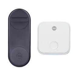 Cerradura Inteligente Yale Negro con Conectividad Wi-Fi para Muebles