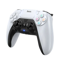 Hoco. GA1 Mando Inalámbrico PS4/PS5 (Juegos PS4) + PC Windows – Bluetooth con Vibración