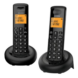 Alcatel Teléfono E160 Duo Ewe, Negro