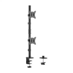 Aisens soporte de mesa eco giratorio e inclinable para 2 monitor/tv 9kg de 17-32