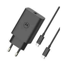 Motorola Cargador Carga Rápida Turbopower 68W cable USB-C