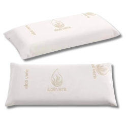 Almohada Viscoelástica HMS, Con Funda de Aloe Vera, Transpirable, Hipoalergénico, Fabricado en España