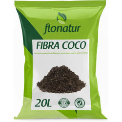 flonatur Fibra de Coco, Especial Plantas Canna, Interior o Exterior (20L)