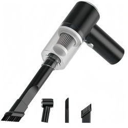 Aspiradora de mano portatil,mini aspiradora de mano ideal para coche Mini Aspirador Coche Potente, Aspiradora sin Cable Carga USB 6000 Pa 120W, Vacuum Cleaner de Coche Inalámbrico Potente