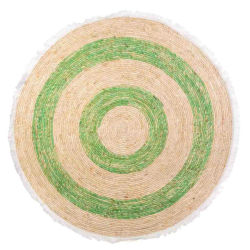 Alfombra Fibra Natural Tejido Artesanal 120x120x1cm, El mejor complemento para tu hogar