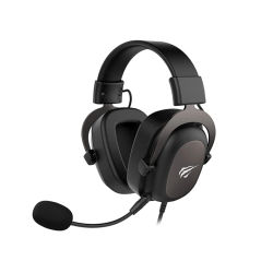 Auriculares Gaming HAVIT H2002D con Micrófono Desmontable, Cascos Gamer con Altavoces Composite Dome Z de 53mm, Sonido Envolvente, Aislamiento de Ruido, Jack 3.5mm para PC PS5 PS4 Xbox Switch