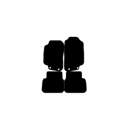 ACCESORIOS AUTOMOVIL LEVANTE Alfombras de Moqueta, Saab 95 (1997-2010),5 PLAZAS, Color Negro, Calidad Standard, REF:SB0004S5N