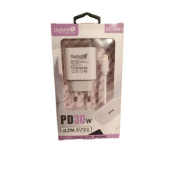 Digivolt QC-2461 Cargador para Iphone Tipo-C a Lightning PD 30W