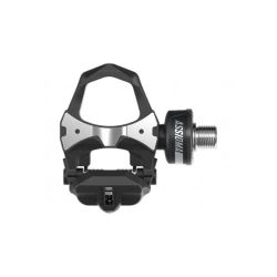 FAVERO - Pedales Assioma Uno con sensor de potencia en pedal izquierdo para bicicleta de carretera, precisión ±1%, Bluetooth y ANT+, recargables hasta 50 horas, impermeables IP67