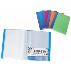 Arditex Carpeta Organizadora con 40 Fundas A4 - Alta Calidad