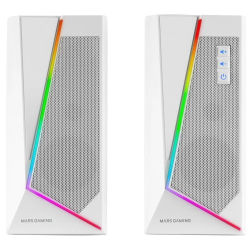 Mars Gaming MS7 Altavoces Gaming 2.0 Bluetooth RGB 20W Blancos