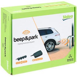 VALEO SERVICE 632200 Beep & Park Kit Sensores de aparcamiento con 4 sensores + 1 Altavoz - montaje delantero o trasero