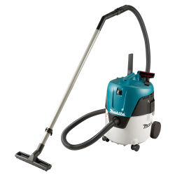 Makita VC2000L 20L 1000W Wet Dry Vacuum Cleaner with CE Certificate for Carpet and Hard Floor, featuring high suction power of 210 mbar, perfect for versatile cleaning tasks.