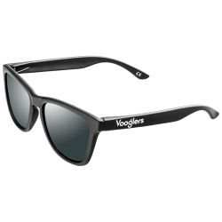 VOOGLERS - POLARIZED UNIQUE Vulcano Dark Gafas Para Hombre y Mujer Unisex, Sol | Polarizadas | Protección UV400 | Moda / Verano, Cristales Lentes Negros Oscuros, Montura Negra