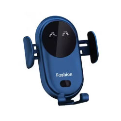 Cargador inalámbrico para coche, soporte de teléfono de montaje automático con ventosa, Sensor infrarrojo, sujeción automática, 10W