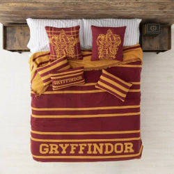 BL BELUM Manta Harry Potter, Manta Jaquard Gryffindor House, manta sofa Harry Potter, manta Harry Potter, manta todo tipo de usos Harrry Potter