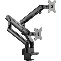 Raidsonic Soporte de Pared para 2 Monitores de Hasta 32 Pulgadas - Ahorra Espacio en Tu Escritorio