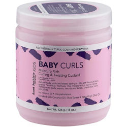 AUNT JACKIE'S BABY GIRLS CURLS 426gr. 15oz. Moisture Rich Curling & Twisting Custard