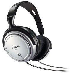 Auriculares Philips SHP2500 TV con Cable 6m para un Sonido Magnífico y Graves Mejorados